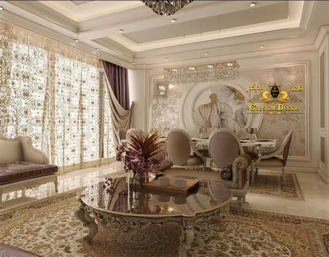 جبس بلدي نيو كلاسيك ديكورات جبس بلدي