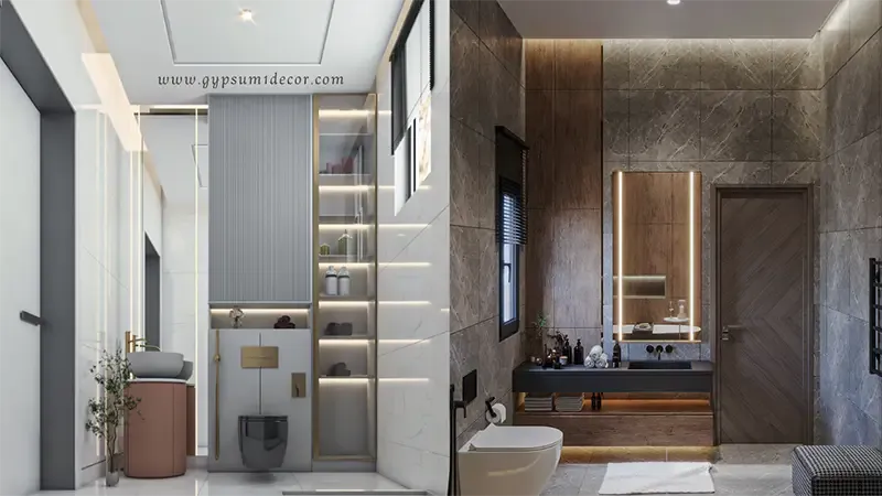 Design of small bathrooms تصميم حمامات صغيرة