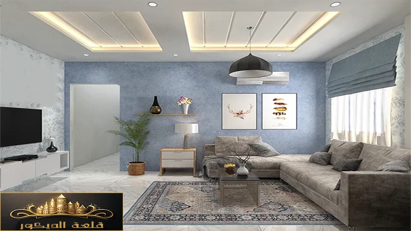 Gypsum board reception modern Gypsum-board-reception-modern