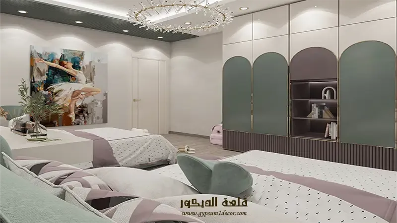 ديكور غرفة اطفال بسريرين ديكور-غرفة-اطفال-بسريرين