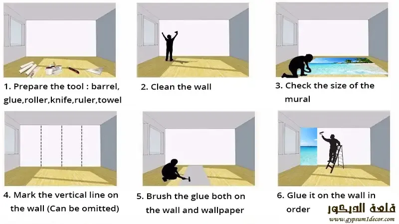 كم يوم ياخذ ورق الجدران عشان ينشف كم-يوم-ياخذ-ورق-الجدران-عشان-ينشف