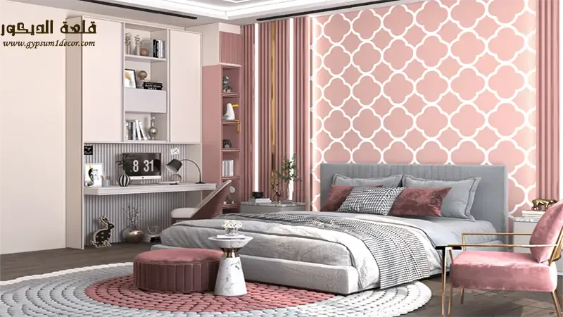 ورق جدران غرف نوم وردي ورق-جدران-غرف-نوم-وردي