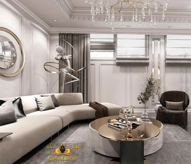 ديكورات اسقف جبس مشغول كلاسيك