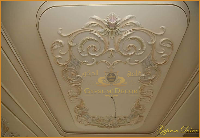 ديكور اسقف جبس وخشب ديكور اسقف جبس