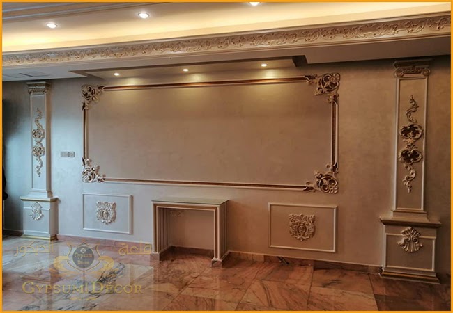 سجادة جبس على الجدران سجادة جبس على الجدران