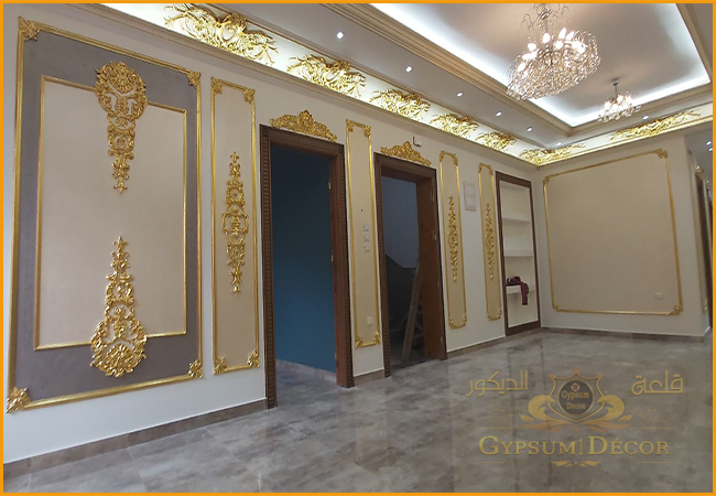 سجادة جبس على الجدران سجادة جبس