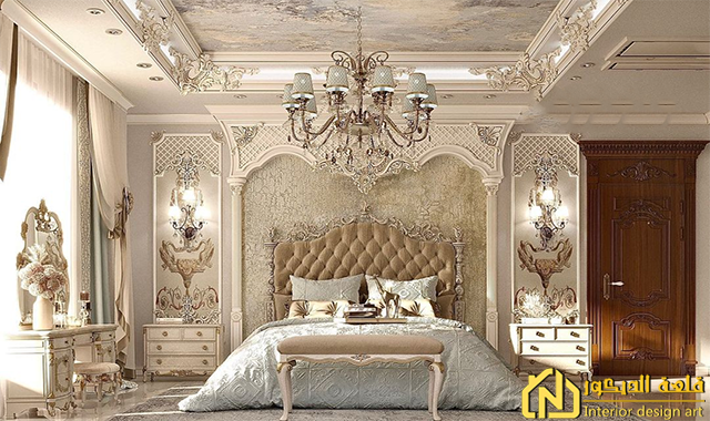 Classic bedroom gypsum décor Classic-bedroom-gypsum-décor