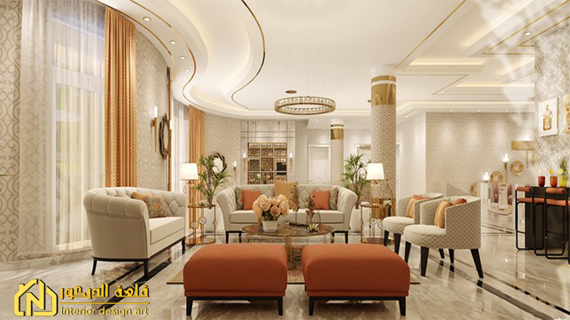 Decoration-of-the-Saudi-Women's-majalis Saudi-Women's-majalis