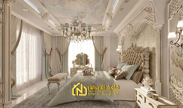 Gypsum in the bedroom Gypsum-in-the-bedroom