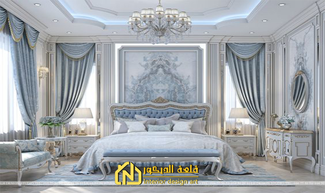 Kuwaiti bedroom gypsum décor Kuwaiti-bedroom-gypsum-décor