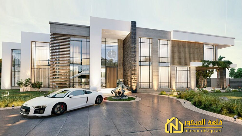 The-facades-of-Saudi-houses-are-two-floors The-facades-of-Saudi-houses-are