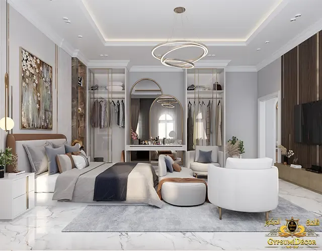 ديكورات جبس غرف نوم ناعمة غرف نوم قلعة الديكور