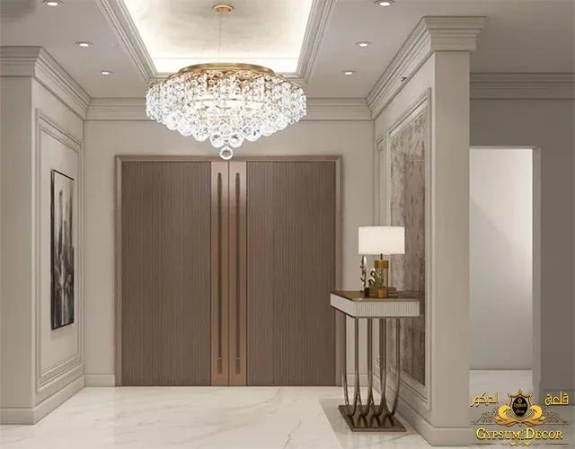 تصميم ديكور مدخل البيت فوم جدران طرق وممرات
