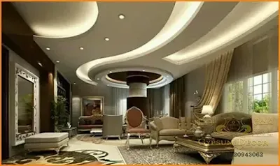 صور ديكورات سقف اسقف جبس