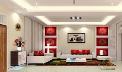 مكتبة تلفزيون جبس بورد مكتبة جبس بورد