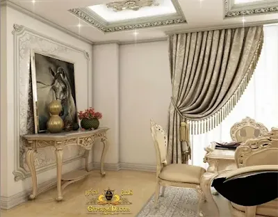 اشكال جبس بلدي للصاله اسقف معلقة نيو كلاسيك