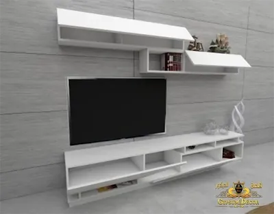 مكتبات جبس للشاشه جبس بورد