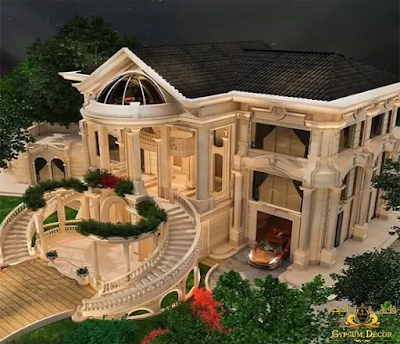 villa plan 3d villa 3d