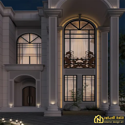 Two-story villa plan, area