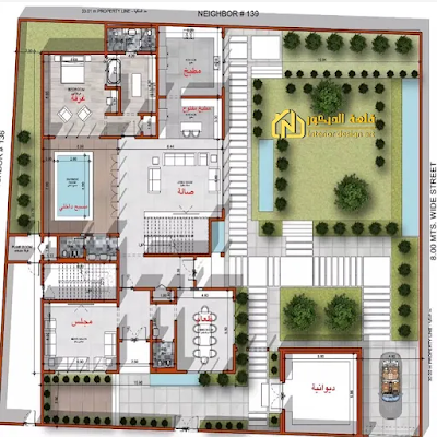 Two-storey-villa-plan,-area-of-300 villa-plan,-area-of-300