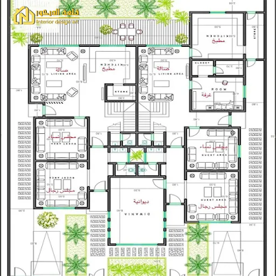 Two-storey-villa-plans-500-meters storey-villa-plans-500-meters