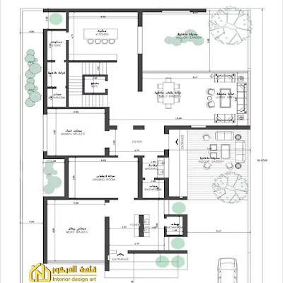 Two-storey-villas-plans,-internal-staircase villas-plans,-internal-staircase