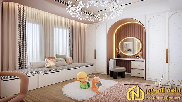 Children's bedroom with two beds bedroom with two beds