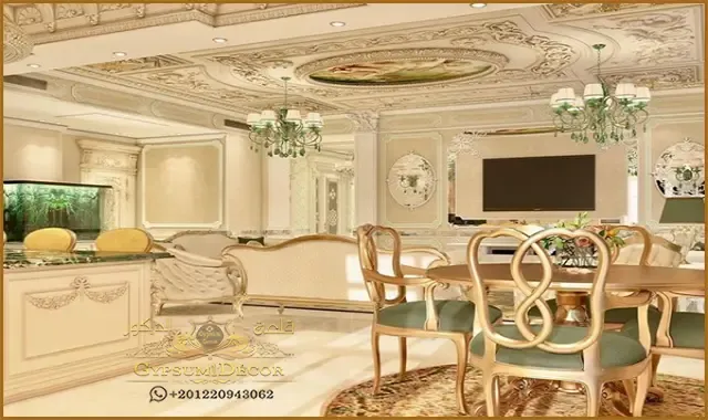 ديكور جدران بالدهان ديكور بالدهان