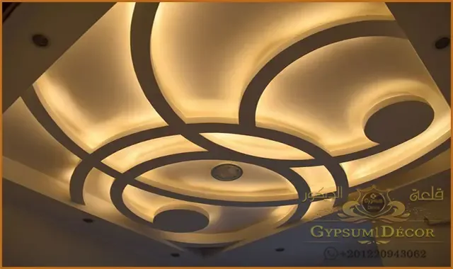 ديكورات الجبس اسقف ريسبشن ديكورات الجبس للتلفاز