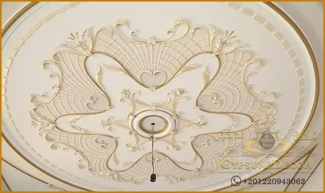 ديكورات جبس نقش مغربي جبس اسقف ناعم