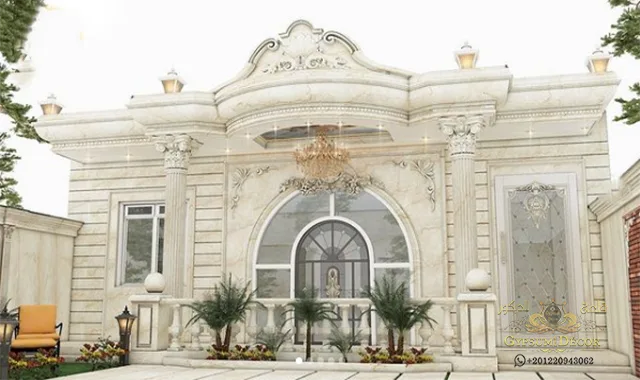 أجمل تصميمات وجهات فلل فلل فخمه