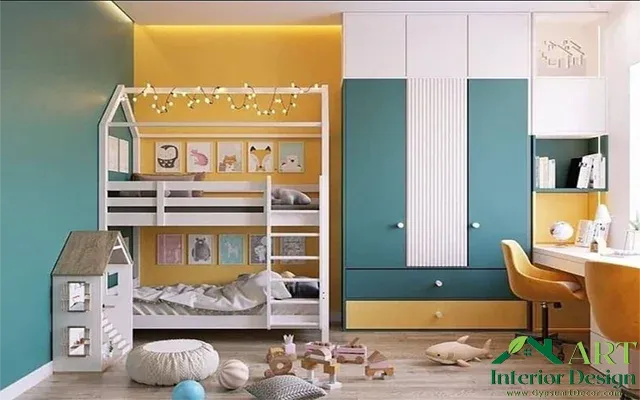 kids bedrooms-2 Wooden children's bedroom