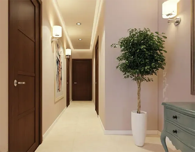 طرقة مع الوان سادة