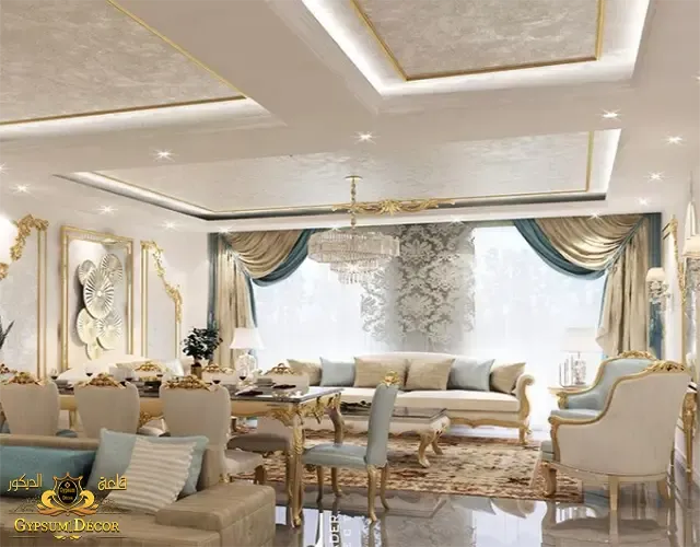 جبس بورد هادي اسقف جبس صالات مستطيلة