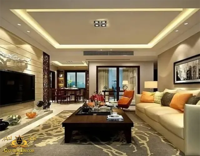 Gypsum ceilings for rectangular halls Gypsum ceilings