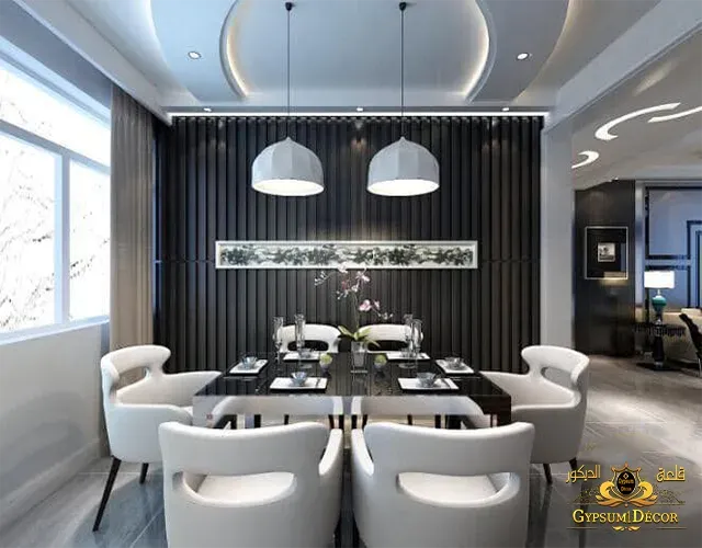 Hall ceilings made of gypsum board Hall ceilings made of gypsum