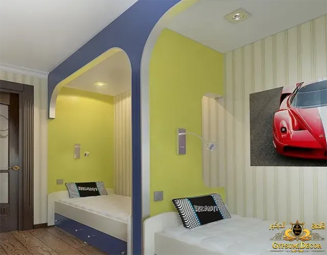 دهانات غرف اطفال ازرق واصفر كتالوج صور دهانات غرفة اطفال