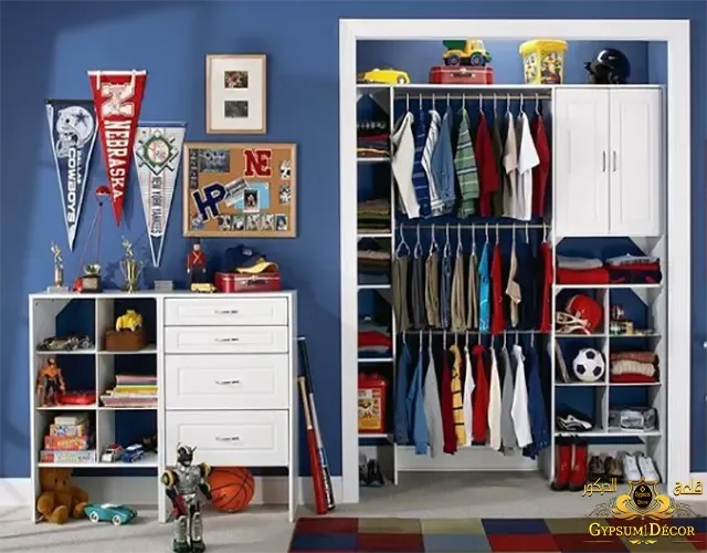 دهانات غرف اطفال رمادي دهانات غرف الاطفال مع الدولاب