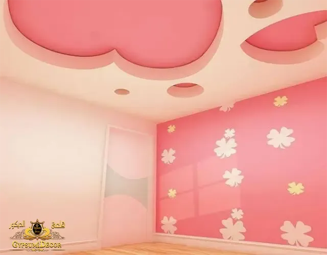 جبس بورد ورده جبس بورد ورده في السقف