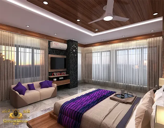 ديكورات جبس غرف نوم جبس اسقف راقية غرف نوم