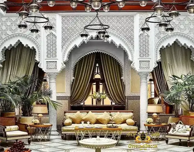 تصميم مجلس سعودي فاخر