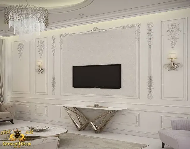 مكتبة جبس عادي قلعة الديكور