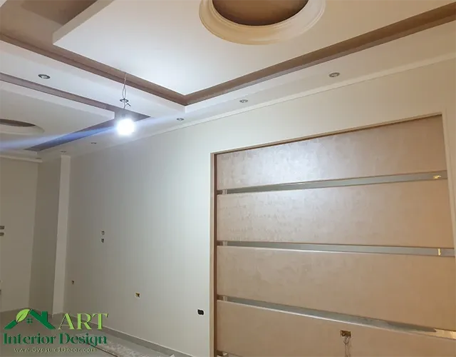 اسقف معلقة بسيطة لغرف النوم gypsum board ceilings