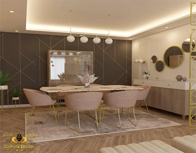 اشكال جبس بورد قلعة الديكور اشكال جبس بورد صالون طعام