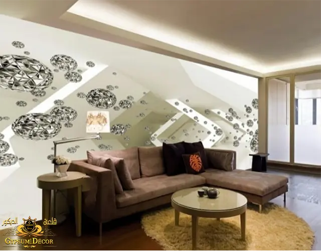 طريقة تركيب ورق الحائط