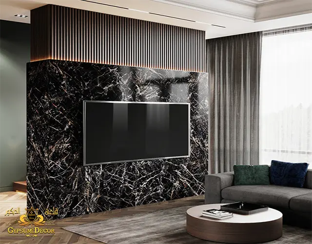 مكتبة تلفزيون كتالوج خلفيات بديل الرخام