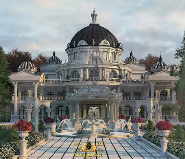 وجهات فلل مودرن كلاسيك وجهات فلل مودرن