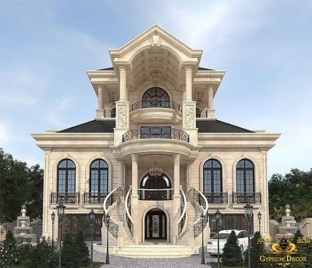 Modern villa facades Modern villa