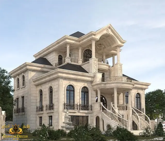 Luxurious villa facades villa facades