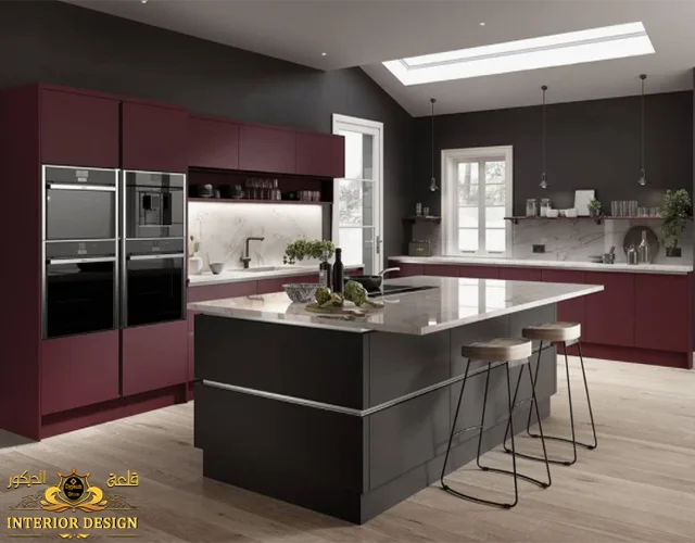 مطابخ اكريليك سعر المتر الوان مودرن للمطبخ الاكريليك